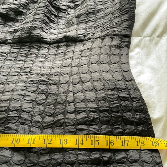 Taylor Black Sleeveless Empire Waist Midi Dress, Size 10 - Picture 15 of 16